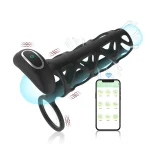 Low Price Sex Toys for Mans Lock Ring App Control Pneis Extended Silicone Cover Reusable Sex Toy