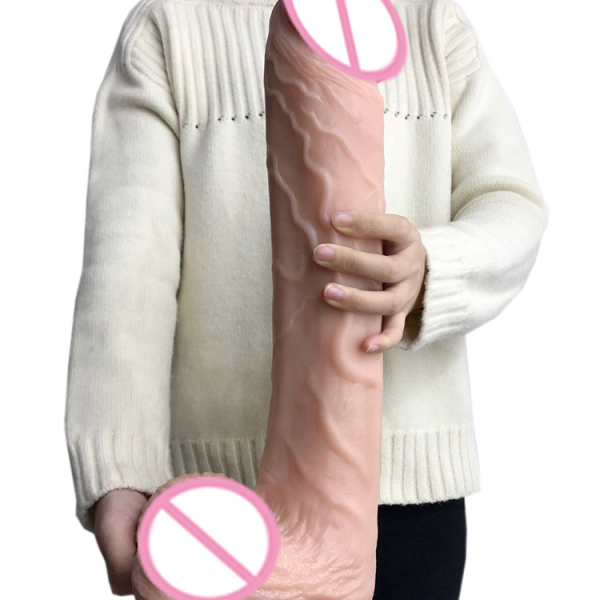 OEM Sexual Products Super Huge Dildo Female Mastuabtion Realistic Dildo 42cm Huge Big Size Dildo Women Sex Toys for Women