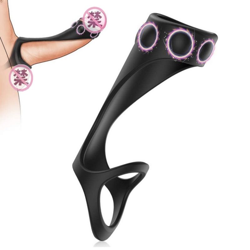 main_pic_0-102 Soft Silicone Ejaculation Time Delay Rings Vibrators Couple Long Time Cock Ring for Men - 图片 1