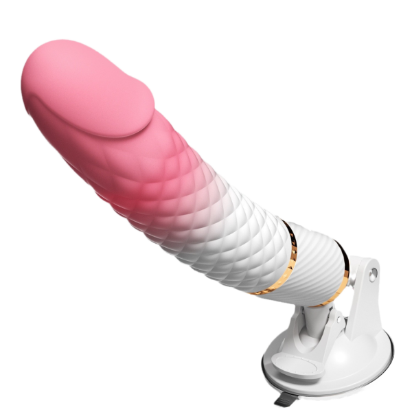 OEM G-Spot Vibrator Flexible Female Sex Machine Telescopic Base Armory Metal Dildo USB Power for Women
