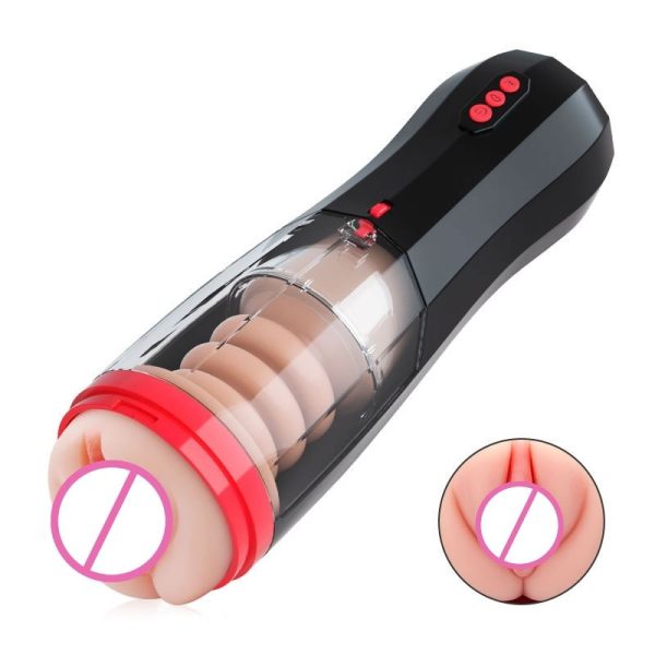 Hands Free Electric Magnetic Automatic Thrusting Male Masturbator Interactive Woman Moan Men Masturbation Cup