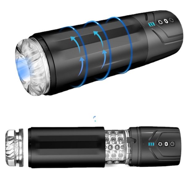 Male Masturbator Cup Automatic Telescopic Rotation Sucking Vagina Pocket Suction for Men Masturbation Thrusting Sex Toys