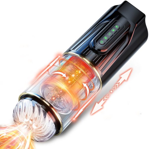 Hot 3D Textured Sleeve Electric Pocket Pussy Stroker Thrusting and Rotation Sucking Automatic Male Masturbator Sex Toys for Men