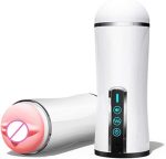 Automatic Male Masturbator Cup Blow Job Sucking Vibration Real Vagina Pocket Pussy Penis Oral Sex Machine Toys for Man Adults