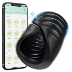 Bluetooth APP Control Soft Silicone Aircraft Men Vibrator Male Masturbation Cup With Mobile Phone