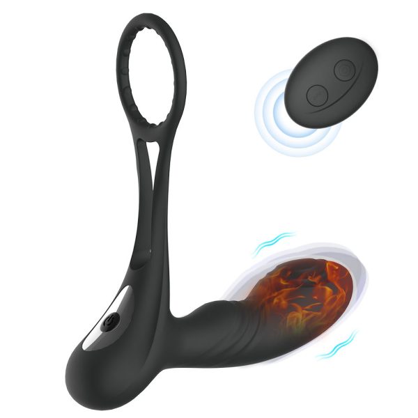10 Speeds Vibrating Modes Anal Plug Heating Anal Plug Powerful Remote Control Male Prostate Massager