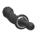 Wholesale Sex Toys Soft Silicone Anal Butt Plug Black Vibrator Adult Handheld Anal Plug for Women Men