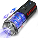 Automatic Dual Vibration Telescopic Electric Men Masturbator Machines Thrusting Rotating Male Stroker Cup Masturbation Tools