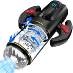 Automatic Sex Moaning Penis Pocket Pussy Male Stroker Machines Rotation Thrusting Innovation Sucking Men Handle Masturbator Cup