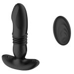 Wireless Remote Control Thrusting and Vibration Dildo 2in1 Prostate Massager Anal Butt Plug Vibrator for Woman and Man Pleasure