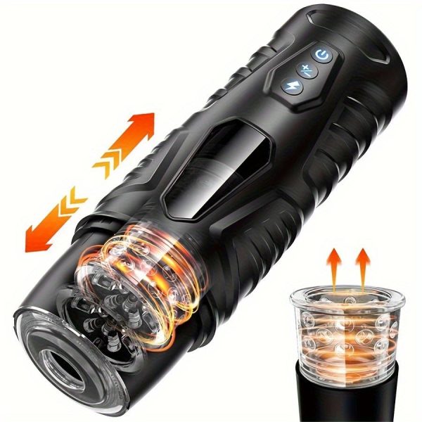 OEM Rechargeable Automatic Thruting Vibration and Voice Masturbator Male Adult Sex Toys