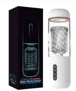 Men Sex Toys Automatic Rotating Vibrating Sucker Real Blow Hand Job Sex Time Delay Trainer Long Penis Masturbation Cup for Men