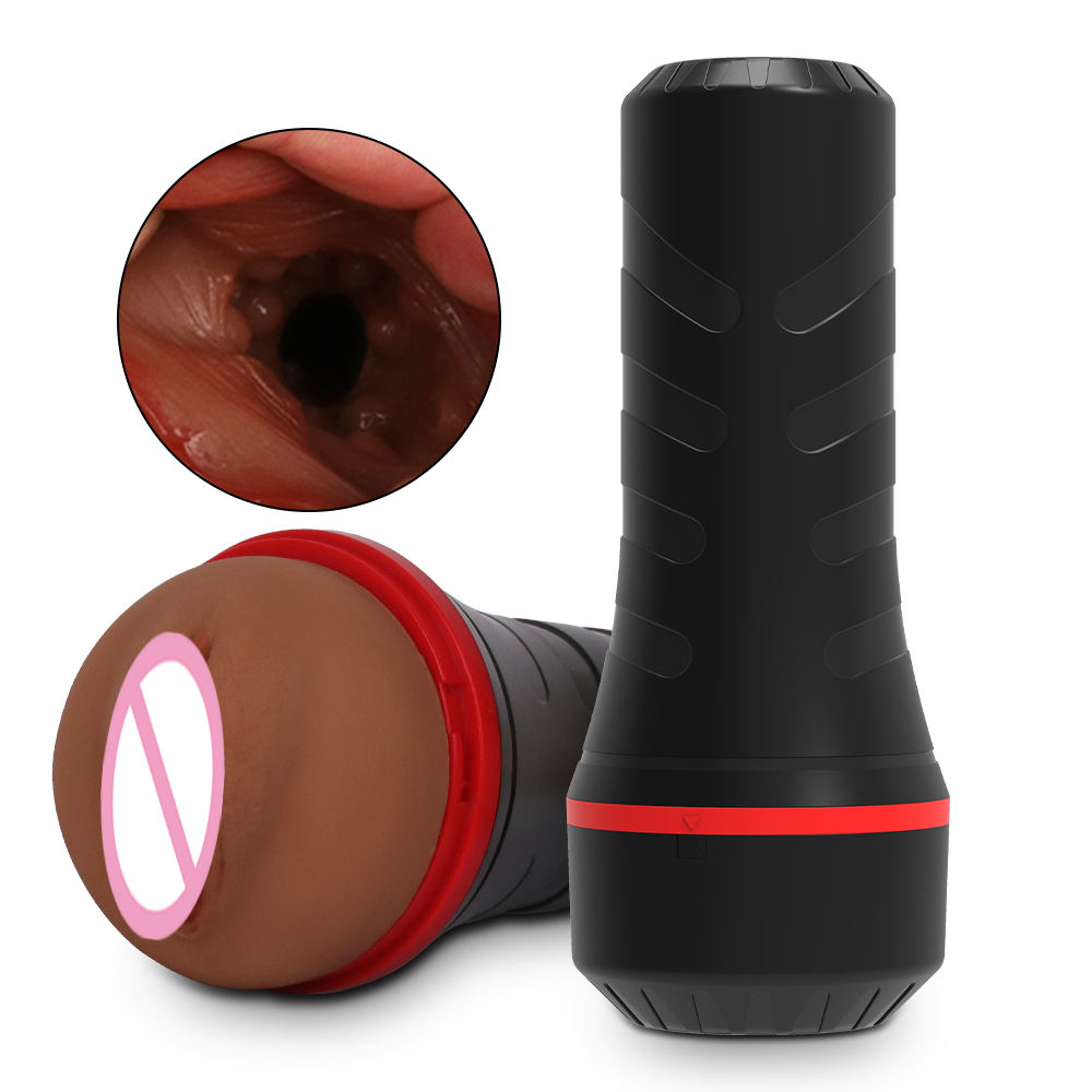 main_pic_0-324 Male Silicone Masturbators Cup Realistic Artificial Vagina Pocket Pussy Cans Sex Toi for Man Masturbation Adult Tools Goods Shop - 图片 1