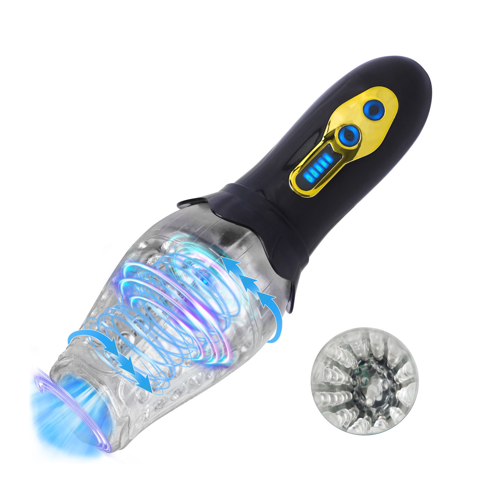 main_pic_0-326 Male Rotation Masturbator Machine Realistic Artificial Vagina Vibrator Automatic Rotary Masturbators Sex Toys for Men - 图片 1