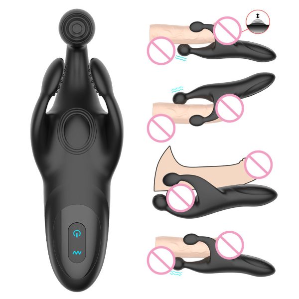New Adult Toys Stimulating Vibration Penis Male Masturbation Toys Testicle Massager Masturbation Cup