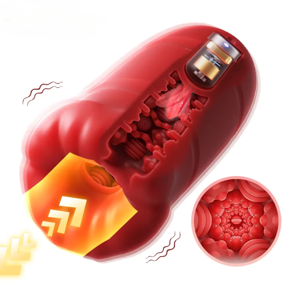 OEM Male Electric Masturbation Cup Adult Sex Orgasm Toy Onahole Masturbator Vibrating Massager Real Vagina Pussy for Men