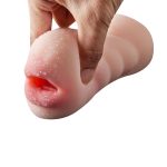 Realistic Dual Open Pocket Pussy Mouth Vagina Sex Toy Man Masturbator Masturbation Manufacturer