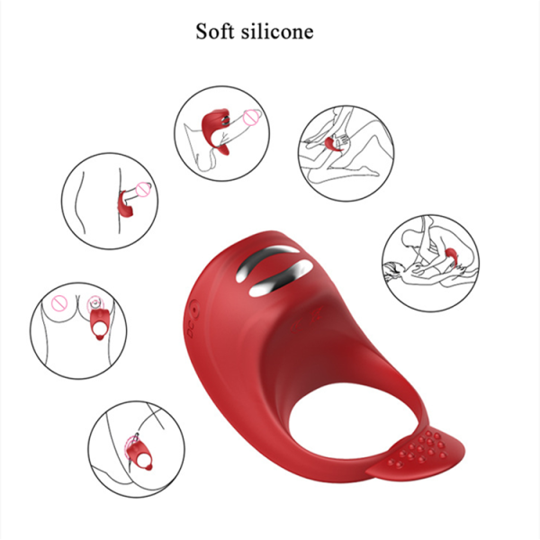 OEM Electric Shock Sex Ring for Man and Mini Electric Massager for Women Masturbating Sex Toys