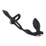 OEM Adult Sex Toy Men's Thickened Penis Locking Sperm Ring Vibrator Couple Shared Remote Control Anus Plug