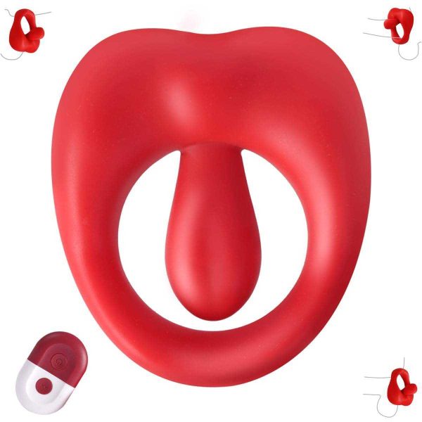 Vibrating Cock Ring Male Sex Toy Testicles Massager Stimulating APP Remote Control Silicone Penis Rings Vibrator for Men Couples