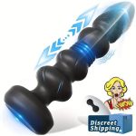Thrusting Remote Control Butt Plug Anal Sex Toy With Vibrating and Thrusting Modes Prostate Massager for Male and Female