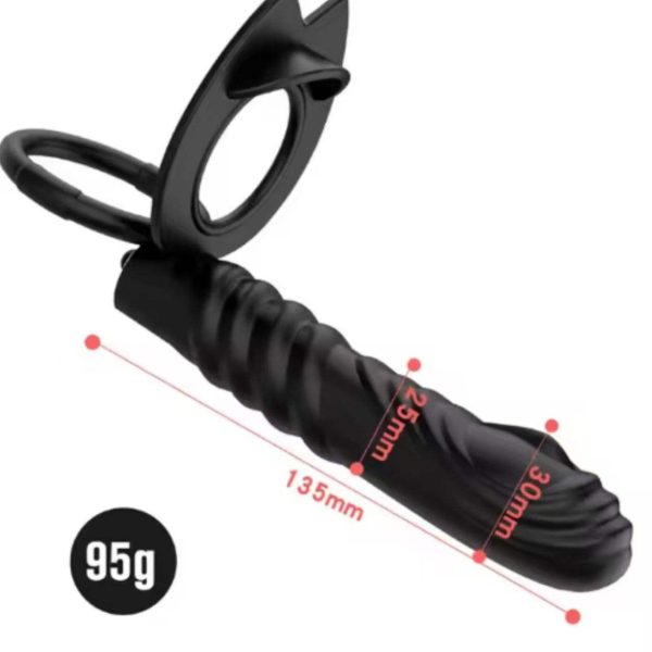 OEM 10 Frequency Double Penetration Anal Plug Dildo Butt Plug Vibrators for Women Men Strap on Penis Vagina Plug Sex Toys