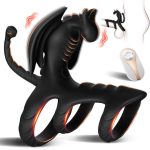 OEM AAV Clitoral Massage Stimulation Remote Control Dragon Monstor Penis Ring Vibrator