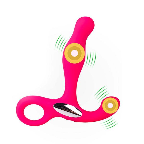 OEM Wireless Remote Control Telescopic Prostate Massager Delay Ejaculation Cock Ring for Men Butt Plug Anal Vibrator for Couples