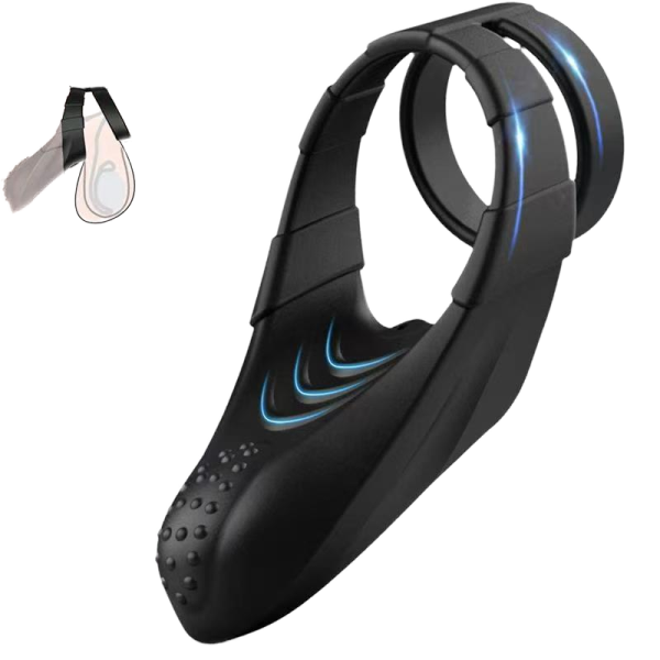 OEM Black Vibrator Dxxk Rings Massage Ring Prostatic Penile Cover Sex Toy for Men Locking Ring