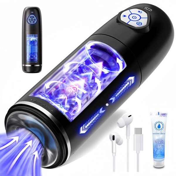 OEM Female Moaning Voice Pocket Pussy Stroker 10 Modes Rotating Thrusting Automatic Male Masturbator Penis Pump Sex Toys for Men