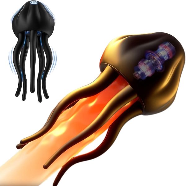 OEM Automatic 3-Speed 7-Mode Electric Delay Ejaculation Exerciser Jellyfish Glans Trainer Adult Sex Toy Sensitivity Masturbator