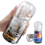 OEM Japanese Style Adult Sex Toy Transparent Crystal Arab Male Masturbator Soft TPE Material