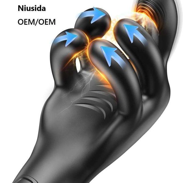 Male Sex Toys for Men Masturbators Tentacle Penis Vibrator Stroker with 10 Clamping 10 Vibrating Modes for 360?? Training Wrap