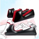 PVC Flocked Sex Chair Ramp Furniture Pillow DBSM Bondage Couple Sex Toy Inflatable Sex Sofa Cushion with Electric Pump Inflator