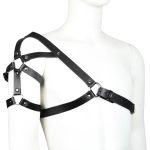 OEM Chest Harness Leather Men Sex Lingerie PU Leather Bondage Restraints for Man Sex Bondage Gear Cosplay Handcuff