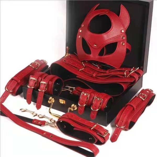 OEM Furry Plush Leather Handcuffs Adult Erotic BDSM Restraint Shackle Devices SM Bondage Handcuff Gear