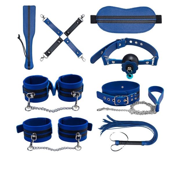 OEM BDSM 8PCS Bondage Set Slave Sex Toys Couples Gay Erotic Accessories Sexy Handcuffs Collar Adult Games Fetish for Woman