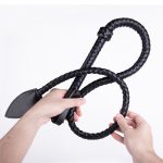OEM BDSM Leather Erotic Flogger Spanking Whip Leather Sex Bondage Leather Flogger Bdsm Sex Whips for Women