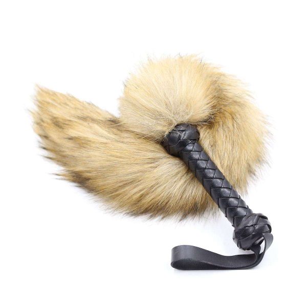 OEM Artificial Hair Fox Tail Floggers Bondage Whip Novelty Sex TOYS Adults Cosplay Sex Toys