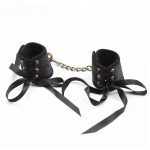 OEM SM Products Factory's Sexy Male Leather Bondage Gear Handcuffs Fetish BDSM Restraint Handcuffs