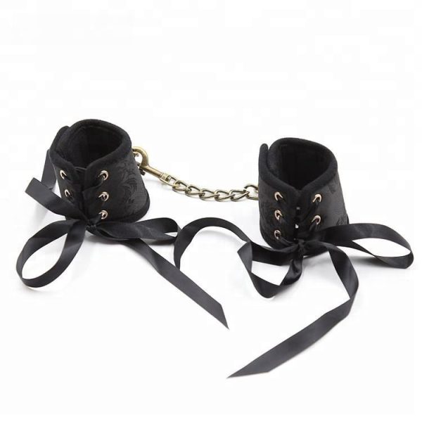 OEM SM Products Factory's Sexy Male Leather Bondage Gear Handcuffs Fetish BDSM Restraint Handcuffs