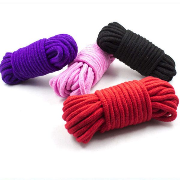 OEM Wholesale BDSM Fetishism 10M Cotton Sex Toys for Couple Love Hand and Foot Rope Sexual Binding Rope