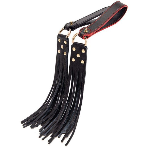 OEM Sex Toy Whip BDSM Slave Flogger Spanking Lashes SM Game Play PU Leather Flirt Whip for Male and Female SM Sex Products Whip