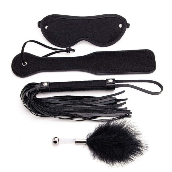 OEM 4Pcs Slave Set Adult Toys BDSM Kits Eye Mask Whip Paddle Anal Plug Sex Games Erotic Sex Toys for Women Couples