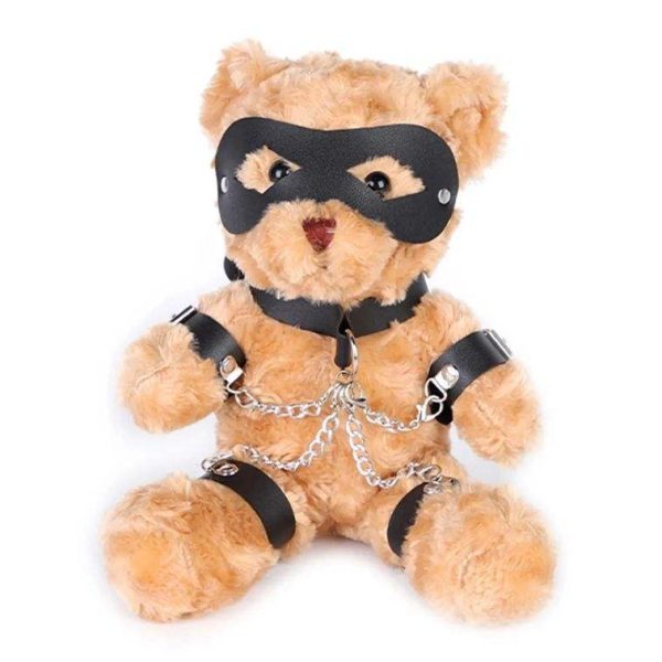 OEM New Violent Bear Gift for Adult Game Stuffed Sex Toy Bondage Gear Sexy SM Toy Bondage Bear