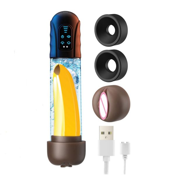 Penis Enlargement Erection Medical Therapy Vacuum Pump Hardness Exercise Delay Ejaculation Masturbation Cup