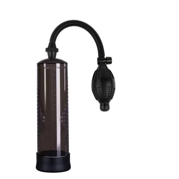 Adult Sex Toy Male Manual Penile Growth Enlarge Trainer Tool Penile Vacuum Pump with Metal Valve