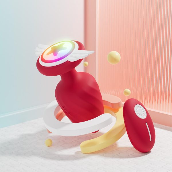 Remote Control Silicone Butt Plugs With LED Light Anal Sex Toys Kit for Starter Beginner With Wireless Control