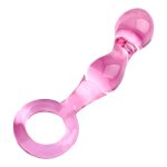 Wholesale Crystal Glass Dildo Penis Anal Beads Butt Plug Masturbation G-Spot Stimulation Adult Sex Toy for Women