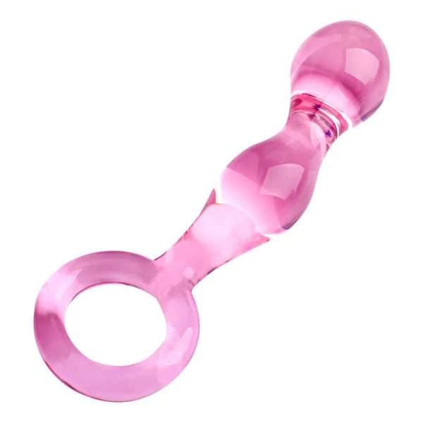 Wholesale Crystal Glass Dildo Penis Anal Beads Butt Plug Masturbation G-Spot Stimulation Adult Sex Toy for Women